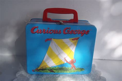 curious george metal lunch box|curious george mini lunch box.